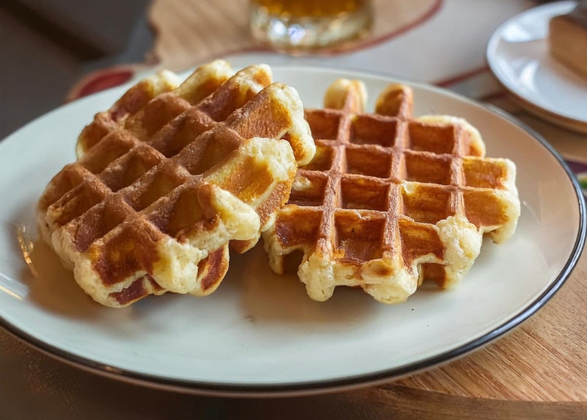 Belgian-style Waffles (Crispy and Fluffy, 와플) 🧇 Thumbnail
